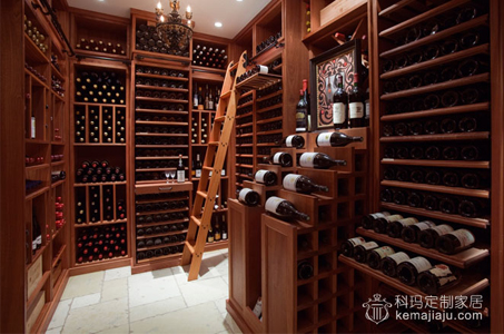 家装别墅私人酒窖酒柜设计