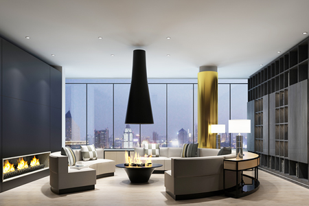 肤感电动移门超亚电视柜